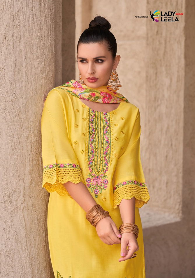 Riwayat By Lady Leela Viscose Silk Readymade Suits Wholesale Price In Surat